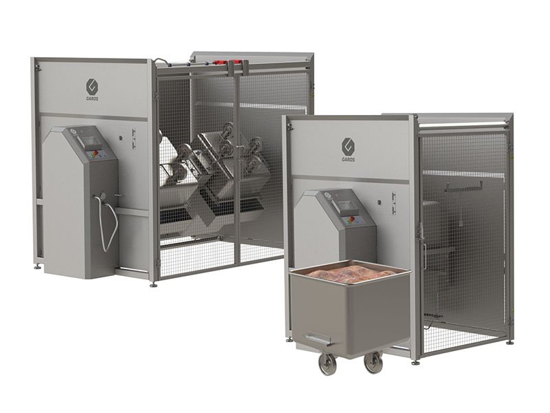 Mieszałko – masownica GBT 300 – mieszalnik wózków do farszu typu cymber