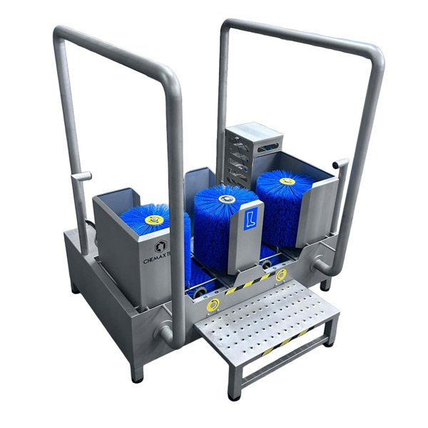 Higiena - urządzenie przemysłowe do czyszczenia obuwia